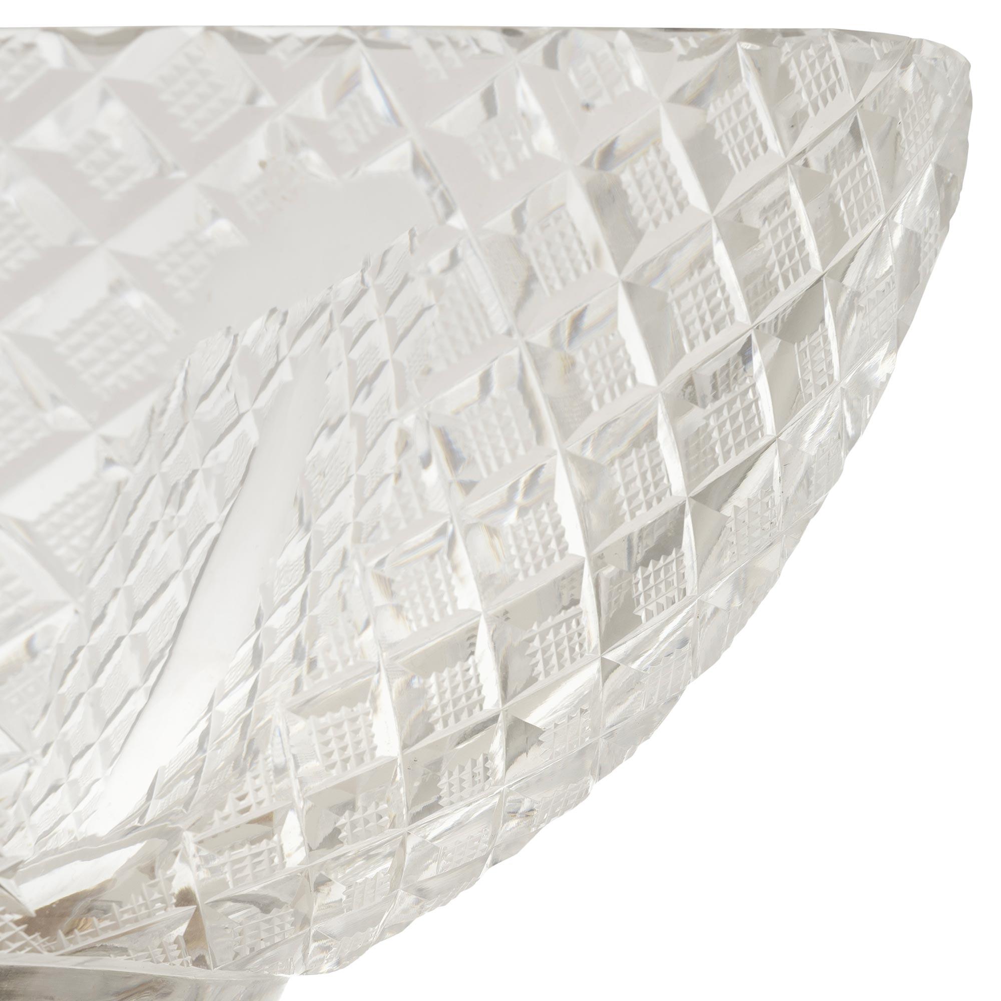 Französischer Tafelaufsatz aus Baccarat-Kristall und Ormolu aus dem 19. im Angebot 1