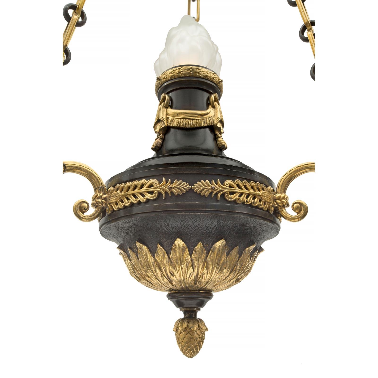 French 19th Century Empire St. Chandelier For Sale 1