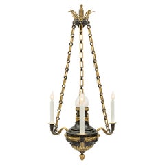 Antique French 19th Century Empire St. Chandelier