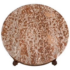 French 19th Century Empire St. Crouch Mahogany Center Table