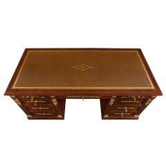 French 19th Century Empire St. Mahogany and Ormolu Executive Desk