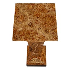 French 19th Century Empire St. Ormolu and Marble Pedestal
