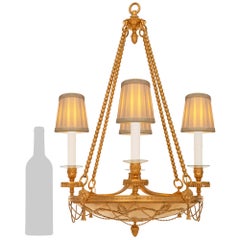 French 19th century Empire st. Ormolu chandelier