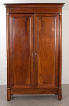 French 19th Century Empire Style Walnut Armoire