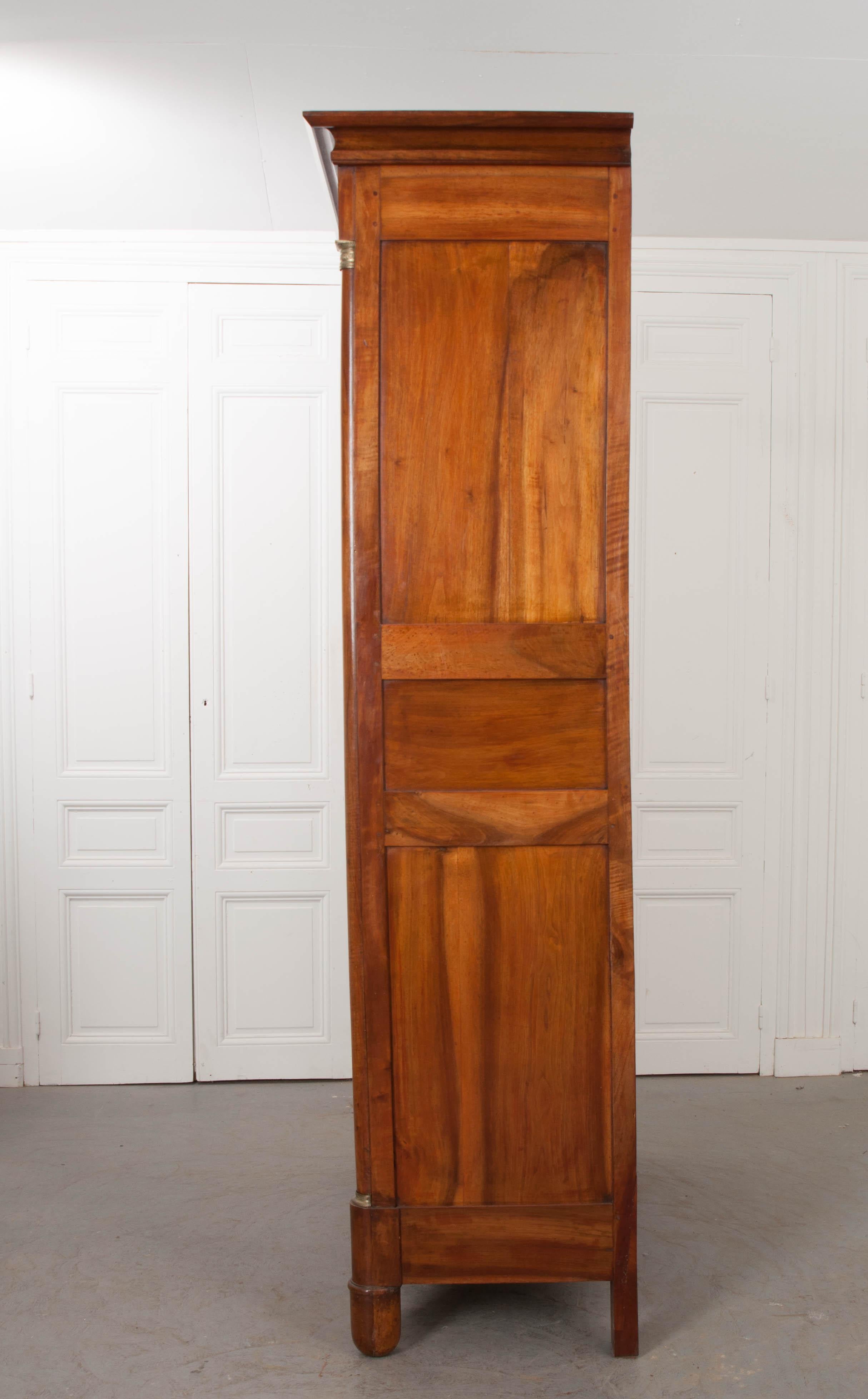 French 19th Century Empire Style Walnut Armoire 4