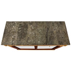 French 19th Century Empire Style Burl Walnut, Ormolu and Glass Cabinet/Vitrine