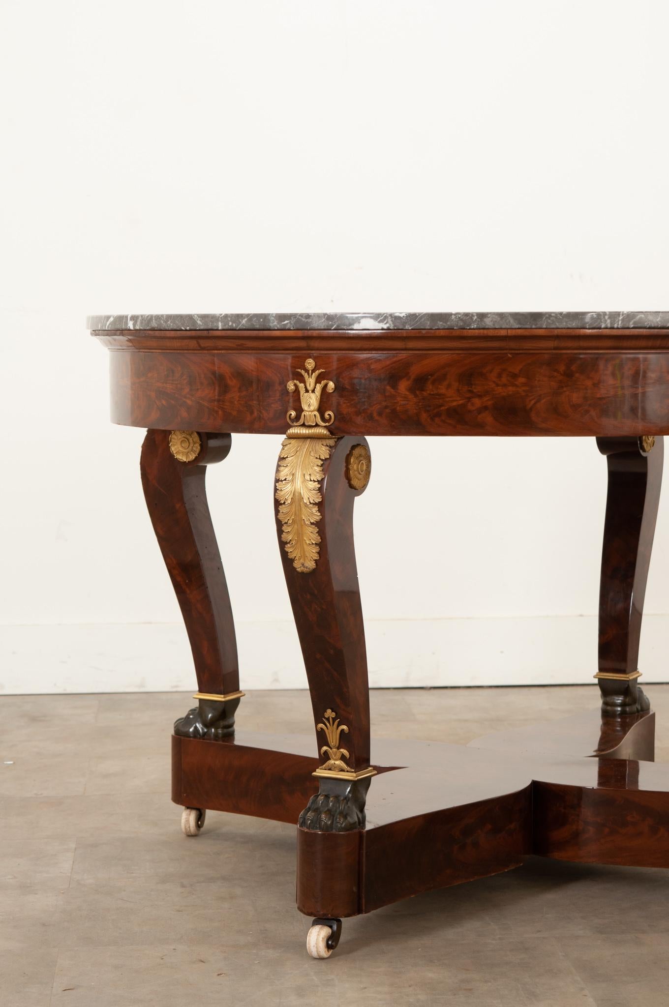 French 19th Century Empire Style Center Table In Good Condition In Baton Rouge, LA