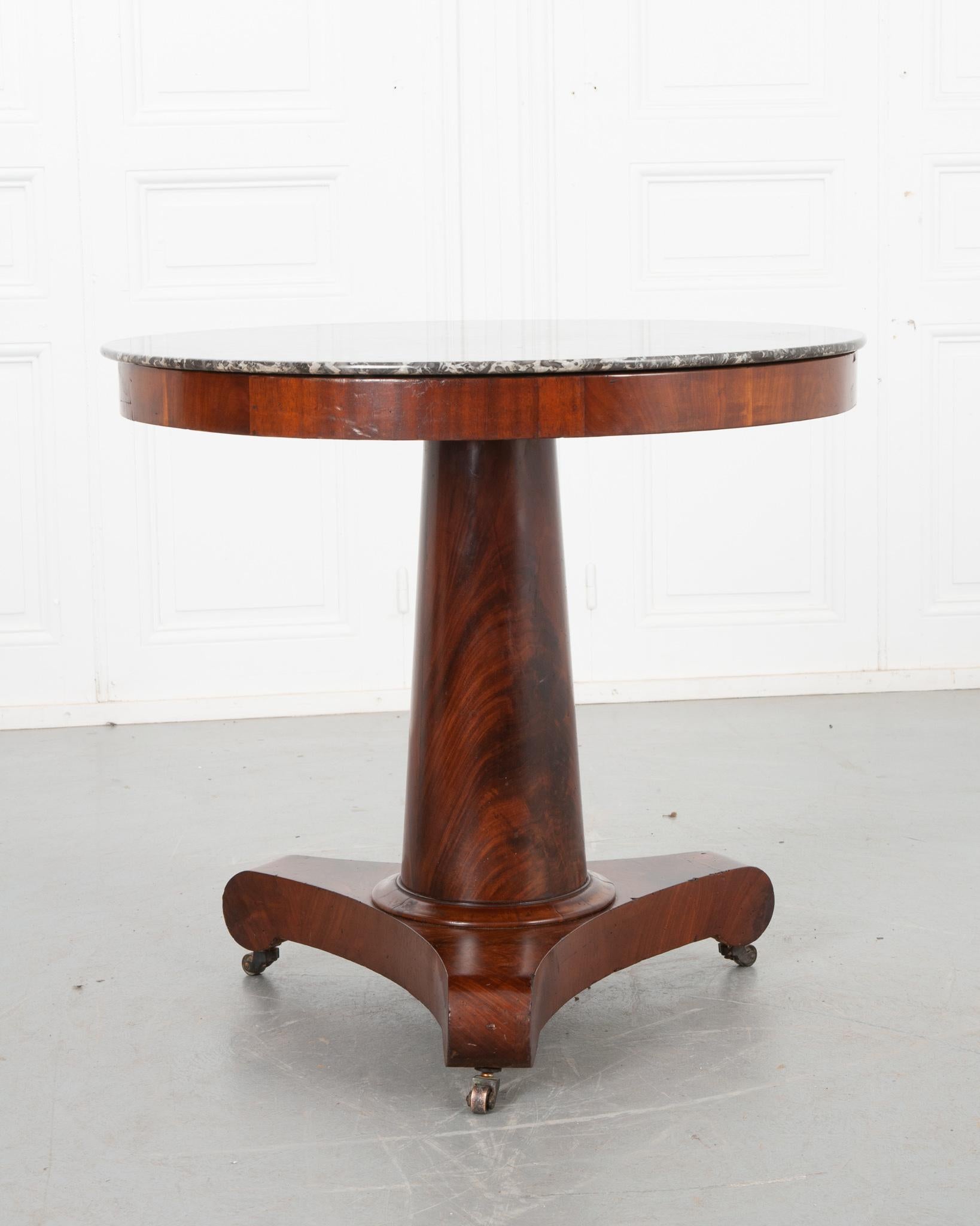 Stone French 19th Century Empire Style Center Table