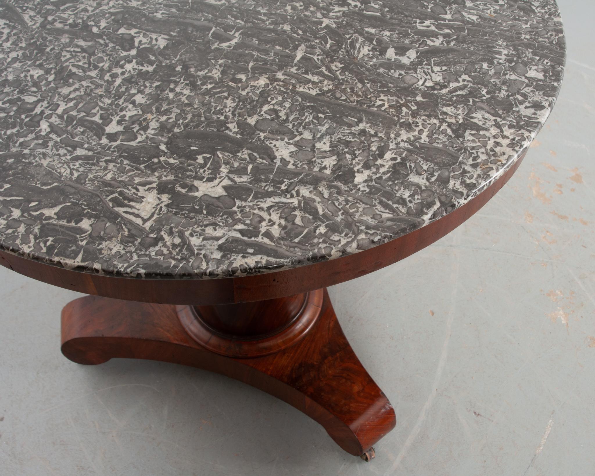 French 19th Century Empire Style Center Table 2