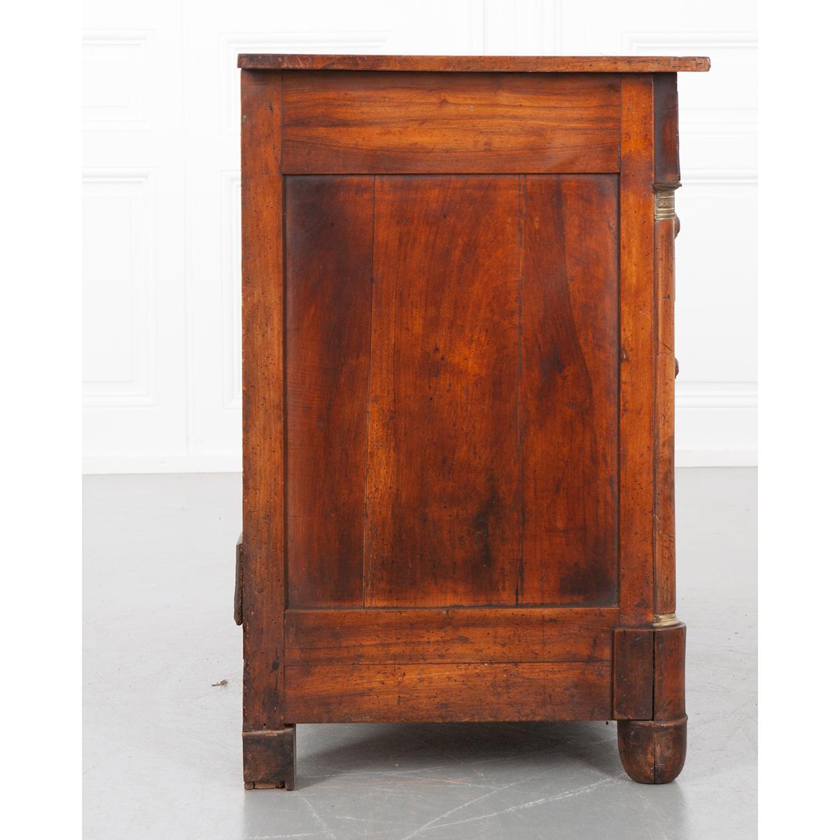 Walnut French 19th Century Empire-Style Commode