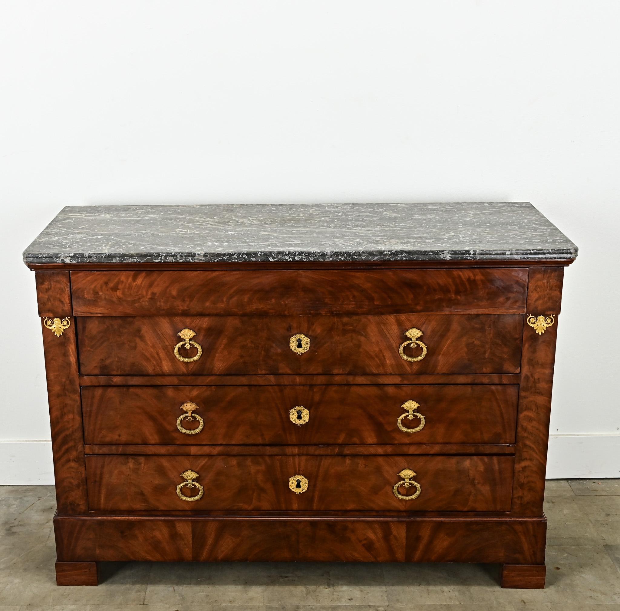 Francese Commode francese del XIX secolo in stile impero in vendita