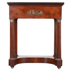 Antique French 19th Century Empire-Style Console