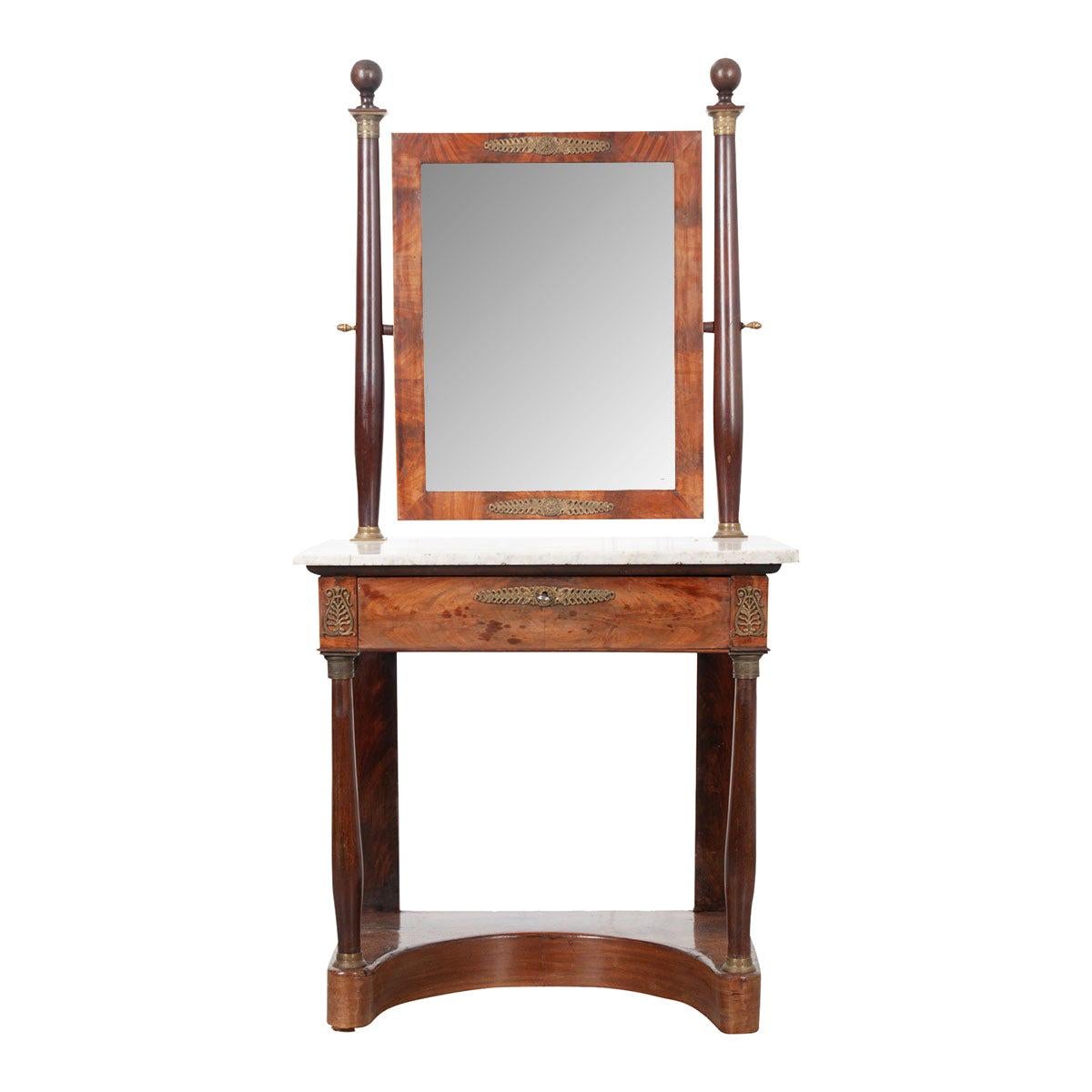 French 19th Century Empire-Style Dressing Table For Sale