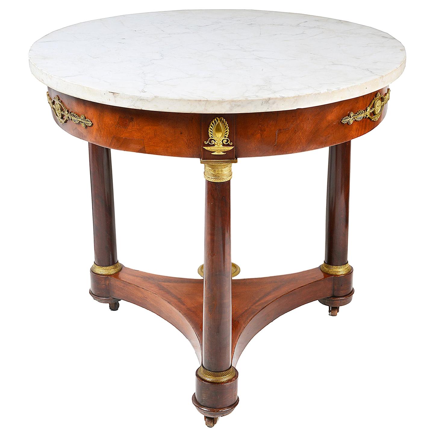 French 19th Century Empire Style Gueridon For Sale