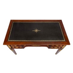 French 19th Century Empire Style Mahogany and Ormolu Bureau Plat