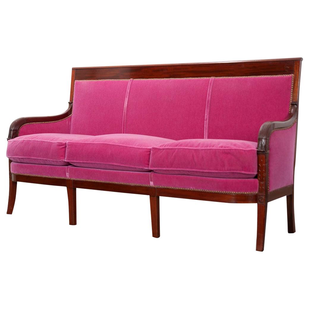 French 19th Century Empire-Style Settee