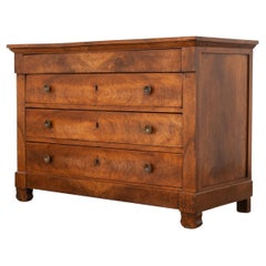 French 19th Century Empire Style Walnut Commode