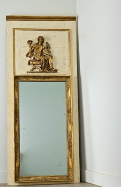 French 19th Century Empire Trumeau Mirror