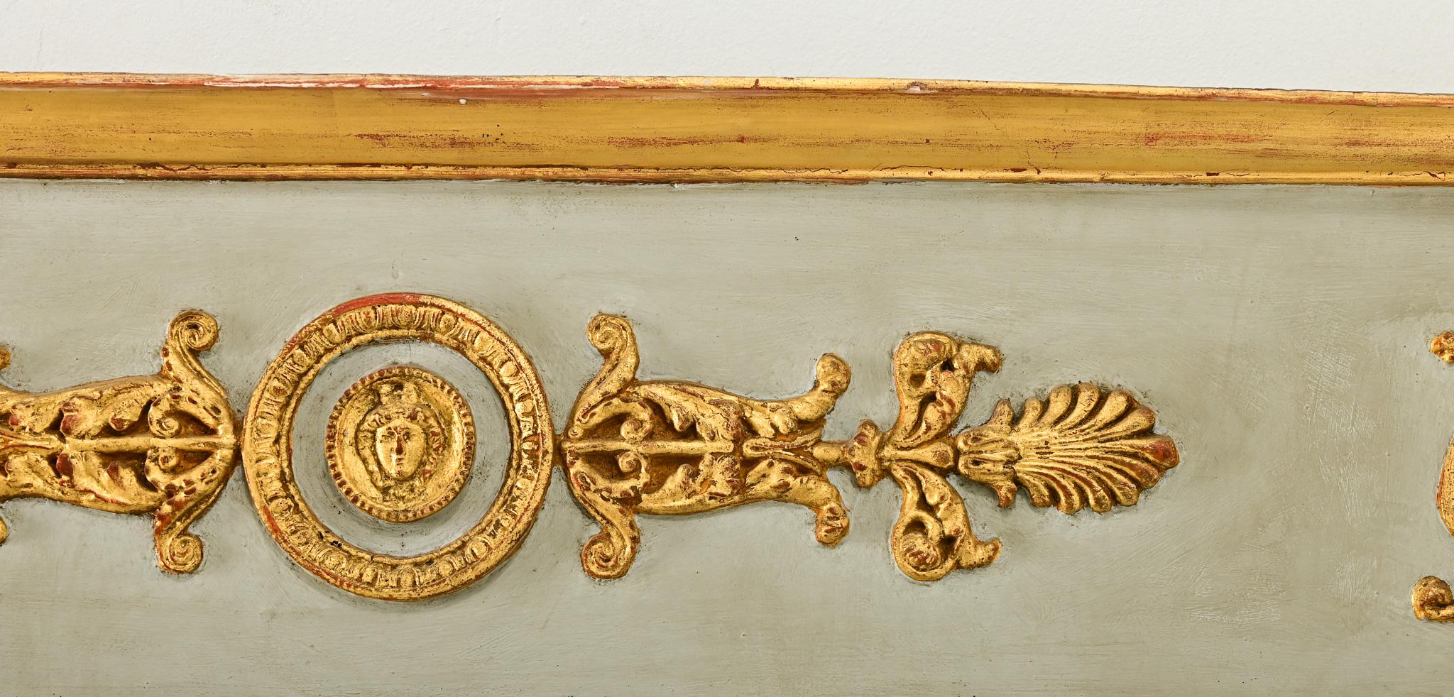 Espejo Trumeau Imperio Francés Siglo XIX Oro en venta