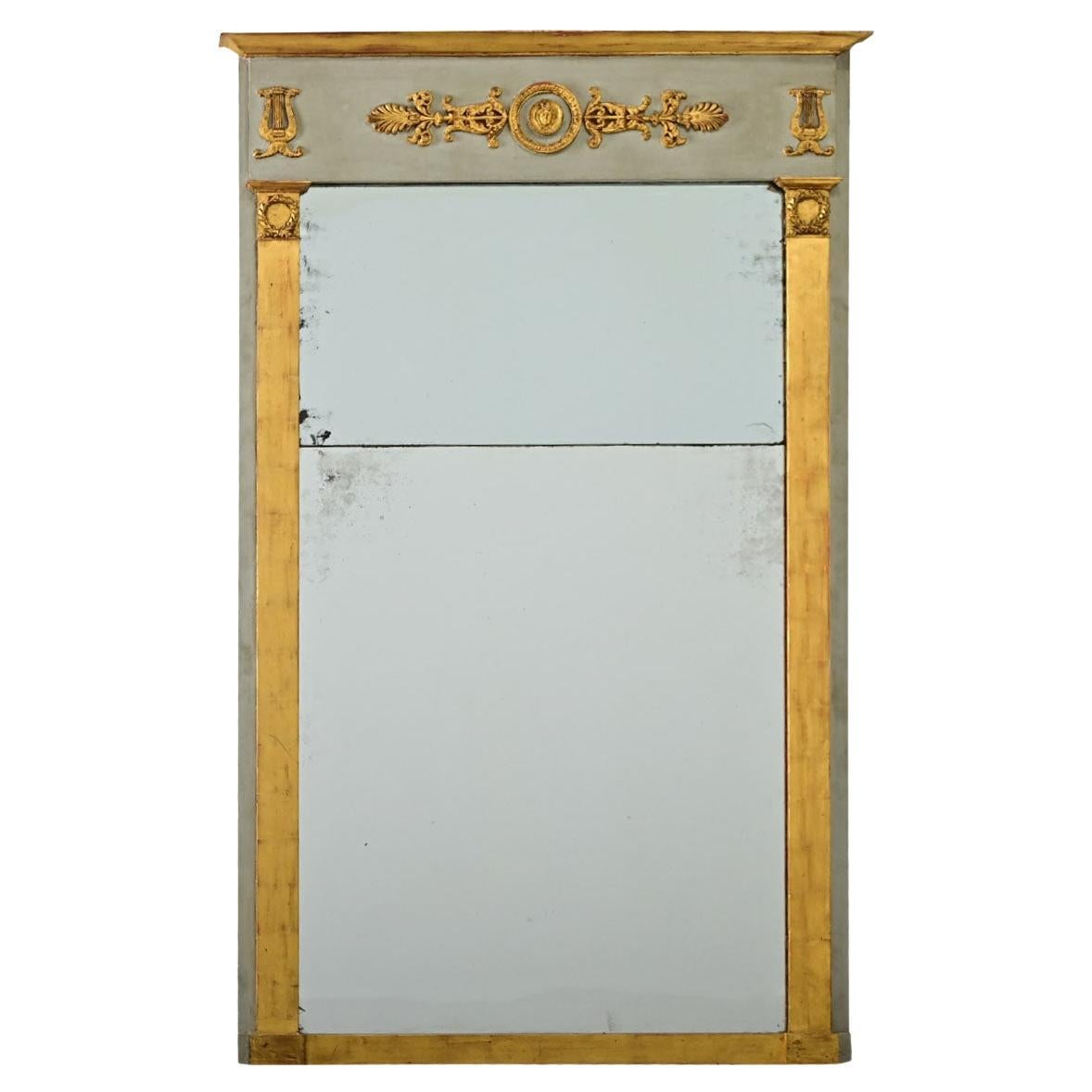 Espejo Trumeau Imperio Francés Siglo XIX en venta