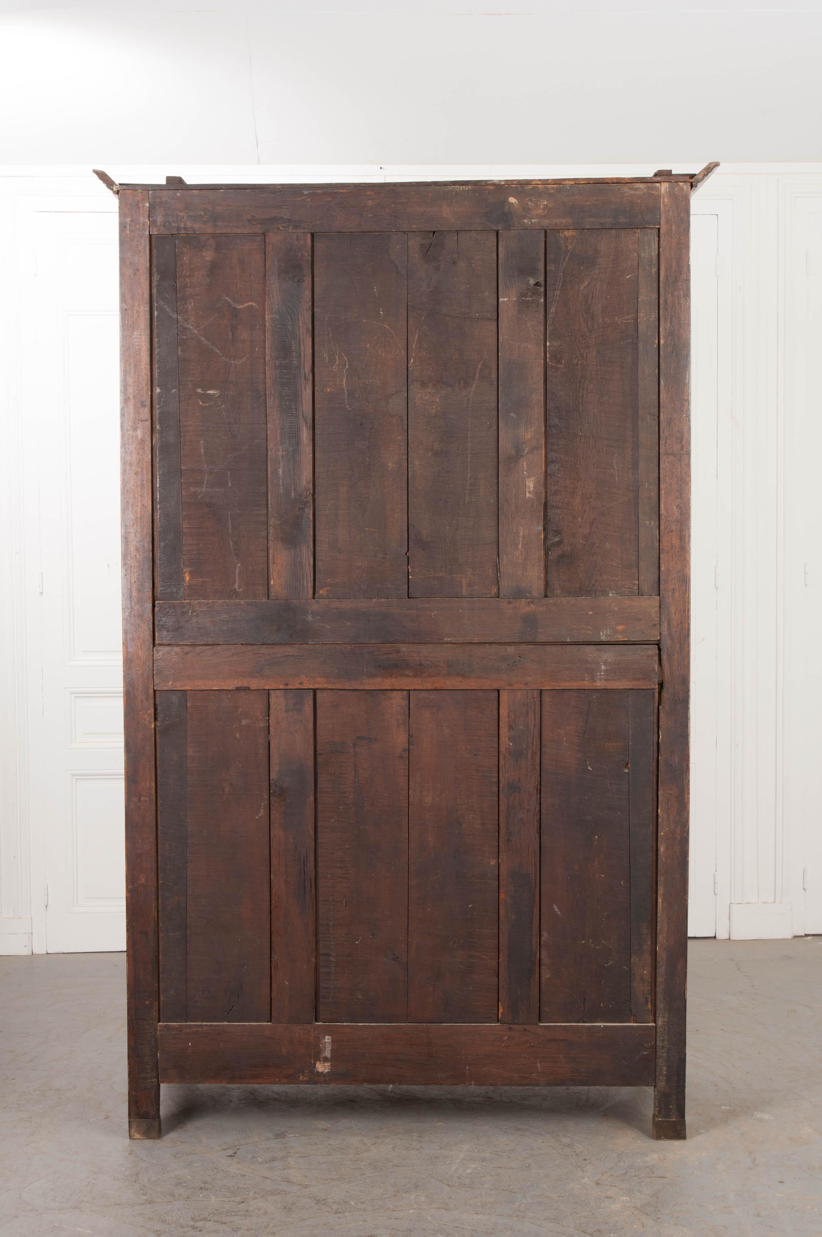 French 19th Century Empire Walnut Armoire 6