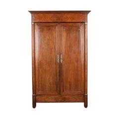 French 19th Century Empire Walnut Armoire at 1stDibs
