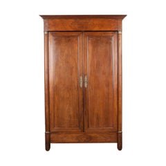 French 19th Century Empire Walnut Armoire