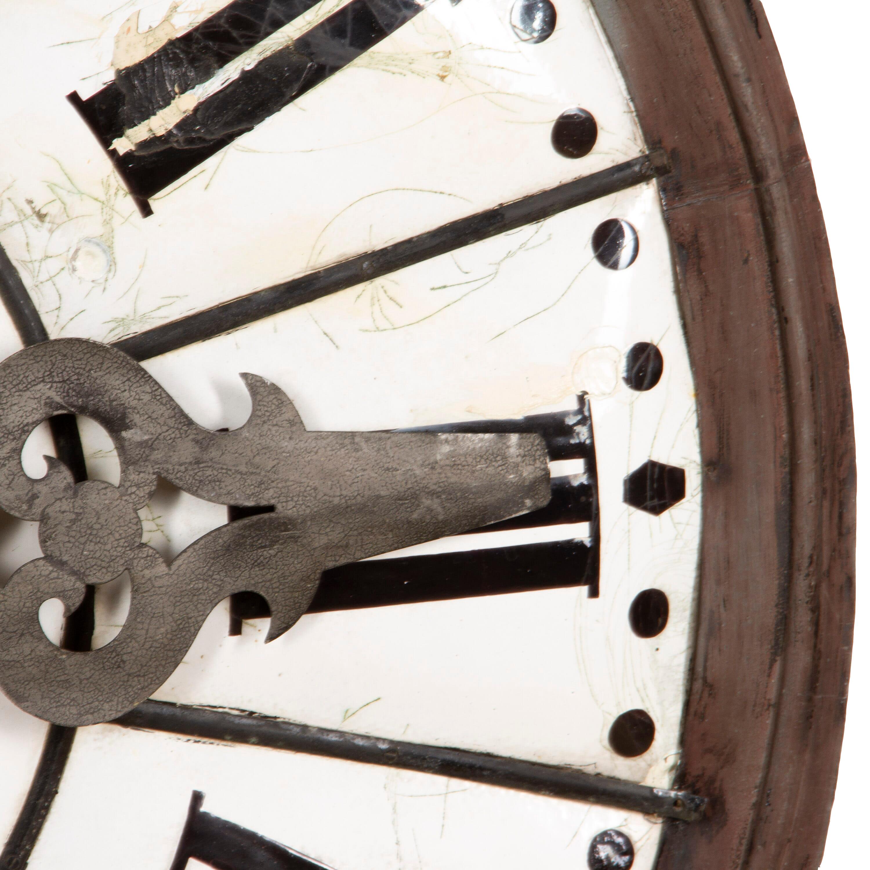 French 19th Century Enamelled Clock 1