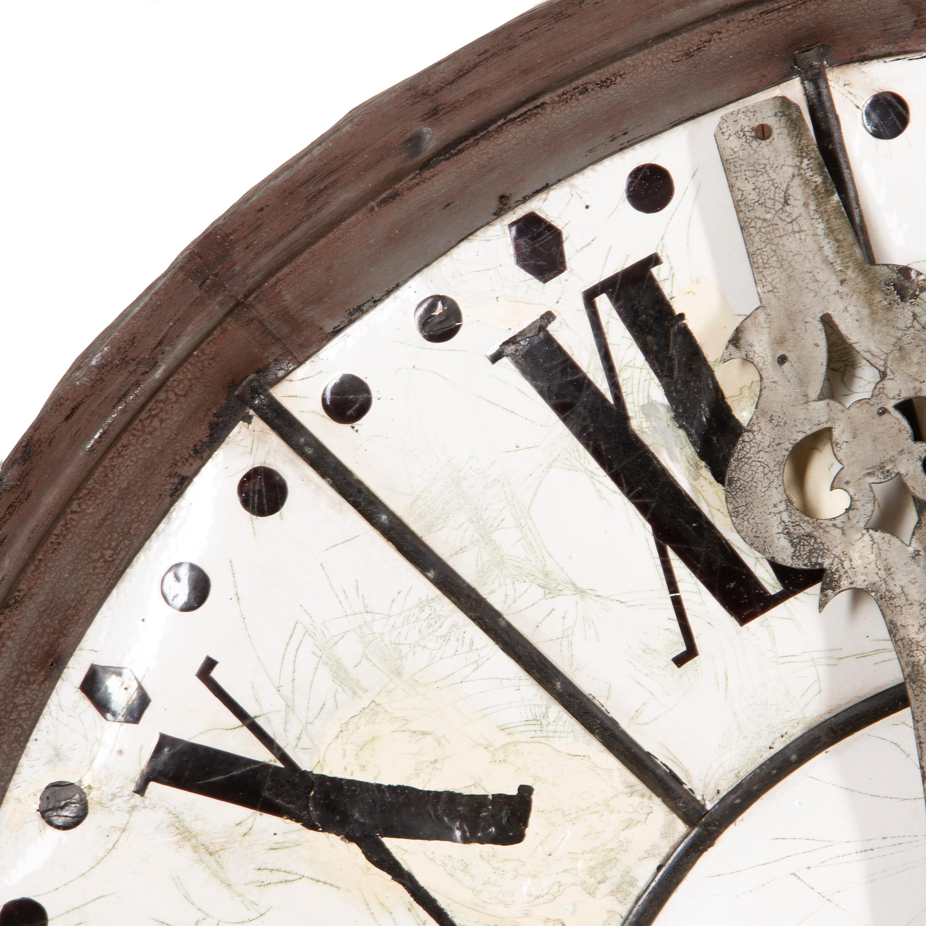 French 19th Century Enamelled Clock 4