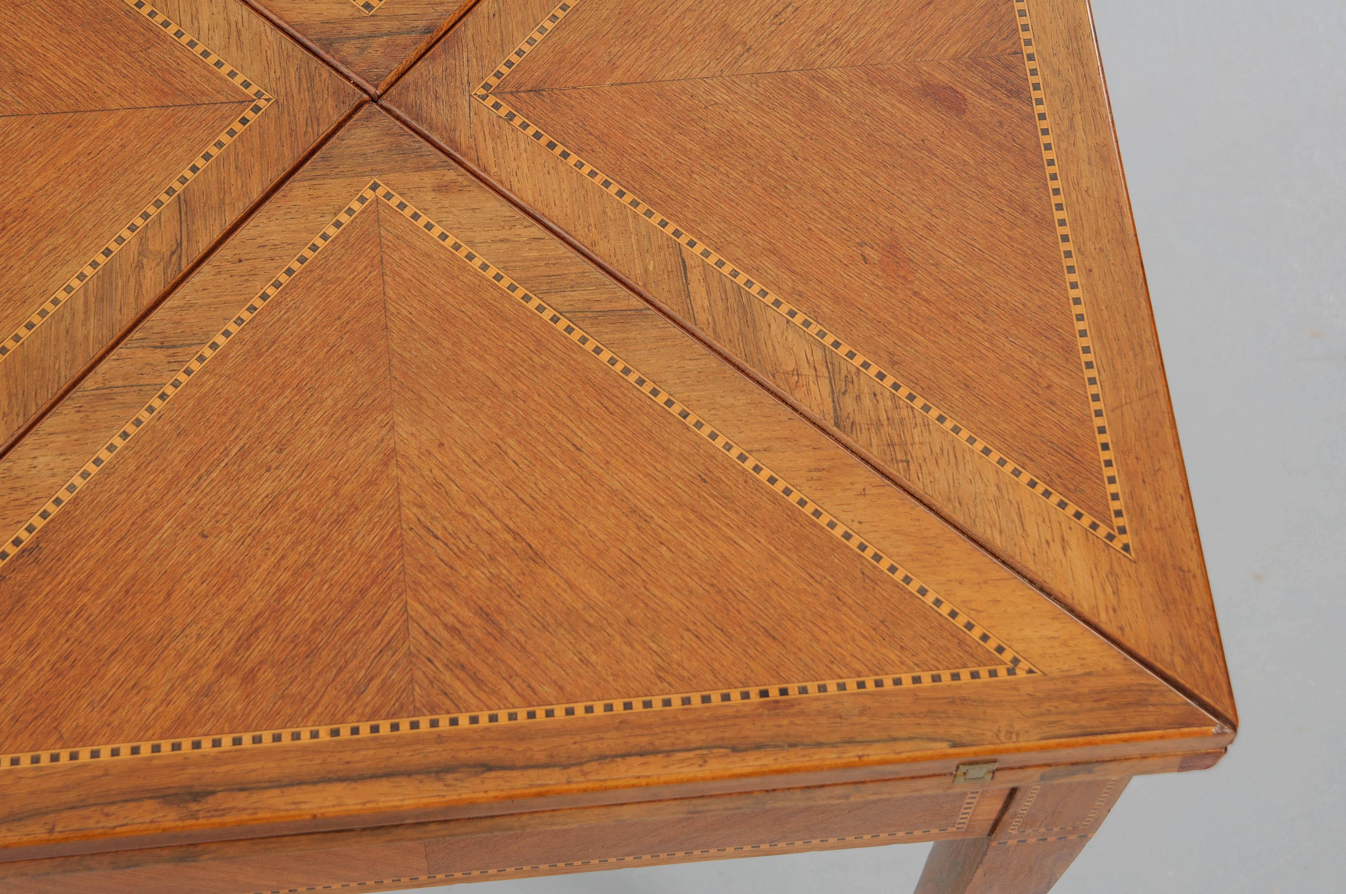 French 19th Century Envelope Game Table 5