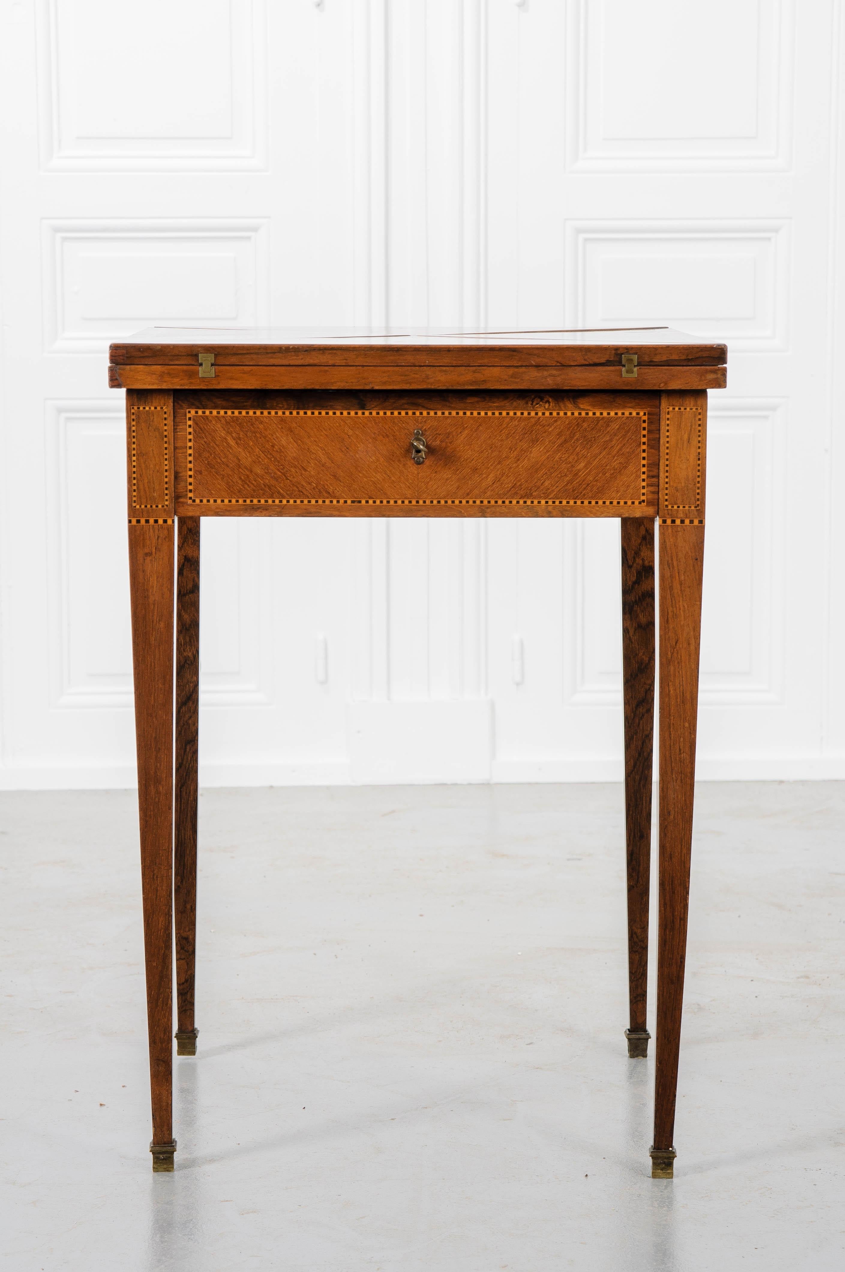 French 19th Century Envelope Game Table 9
