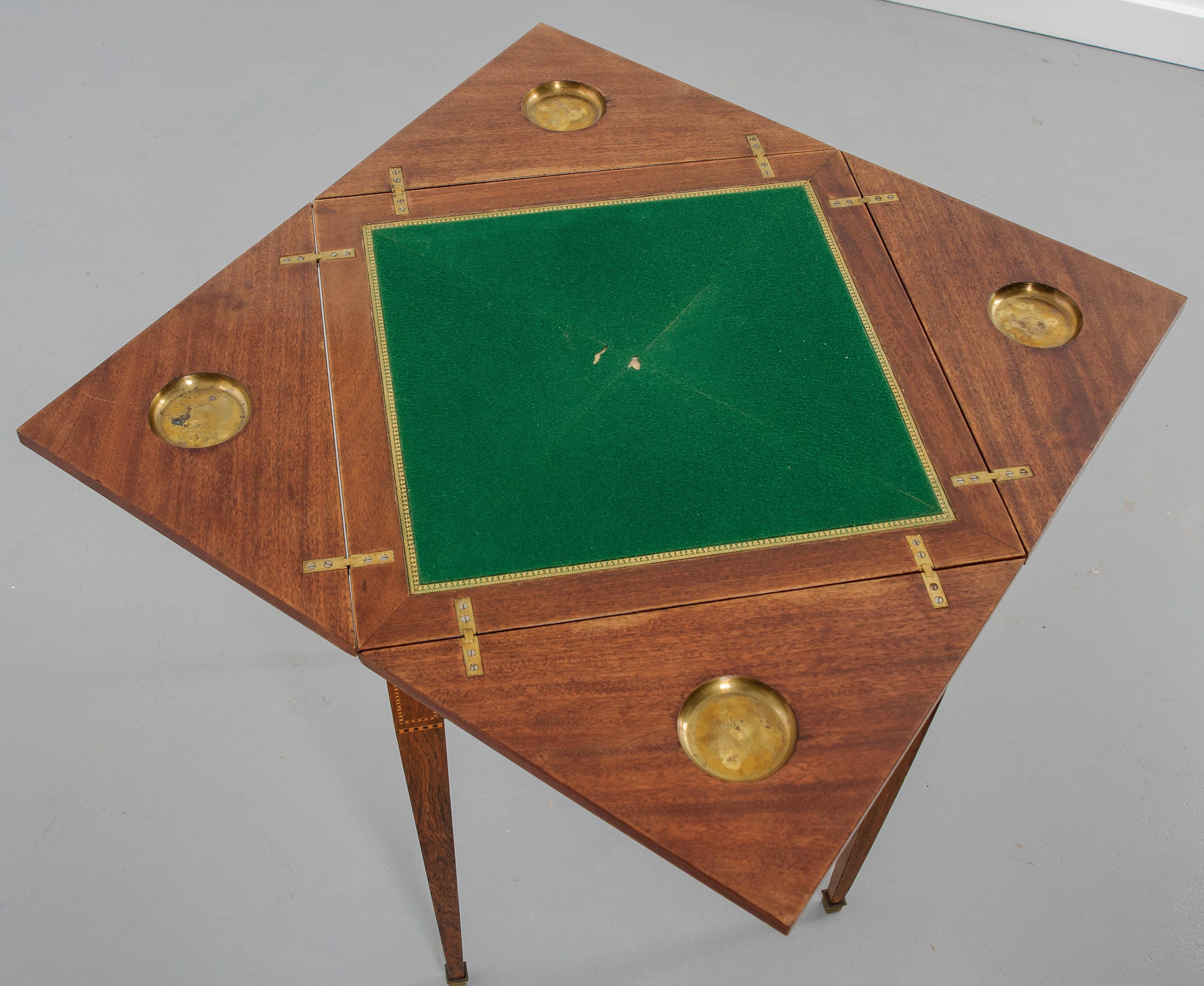 French 19th Century Envelope Game Table 4
