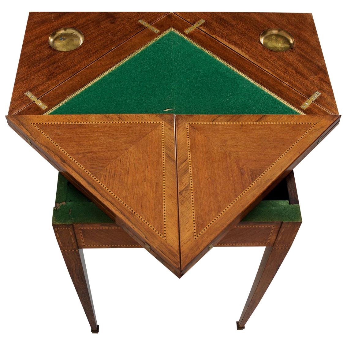 French 19th Century Envelope Game Table
