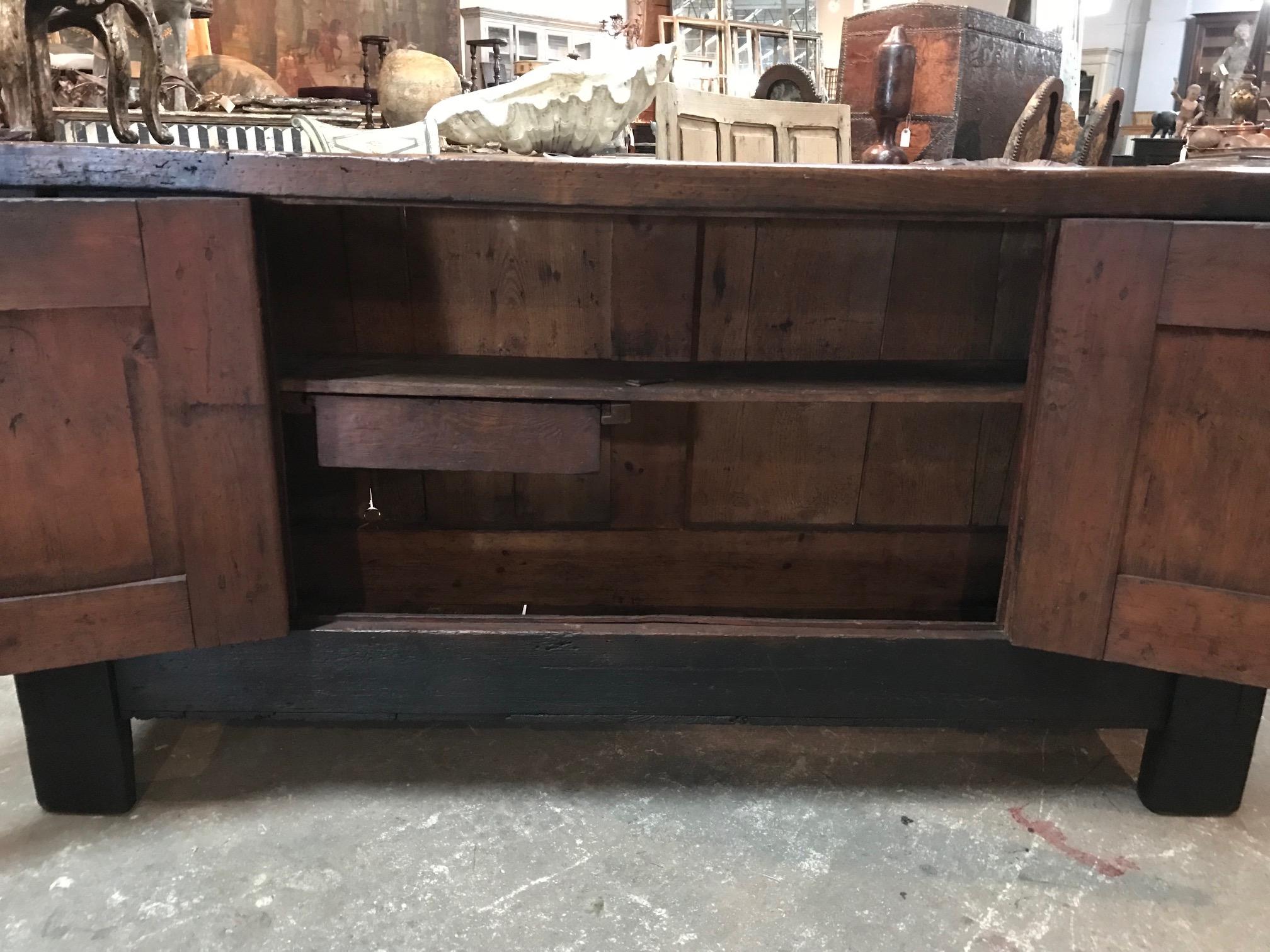 French 19th Century Etabli, Workbench Console 4