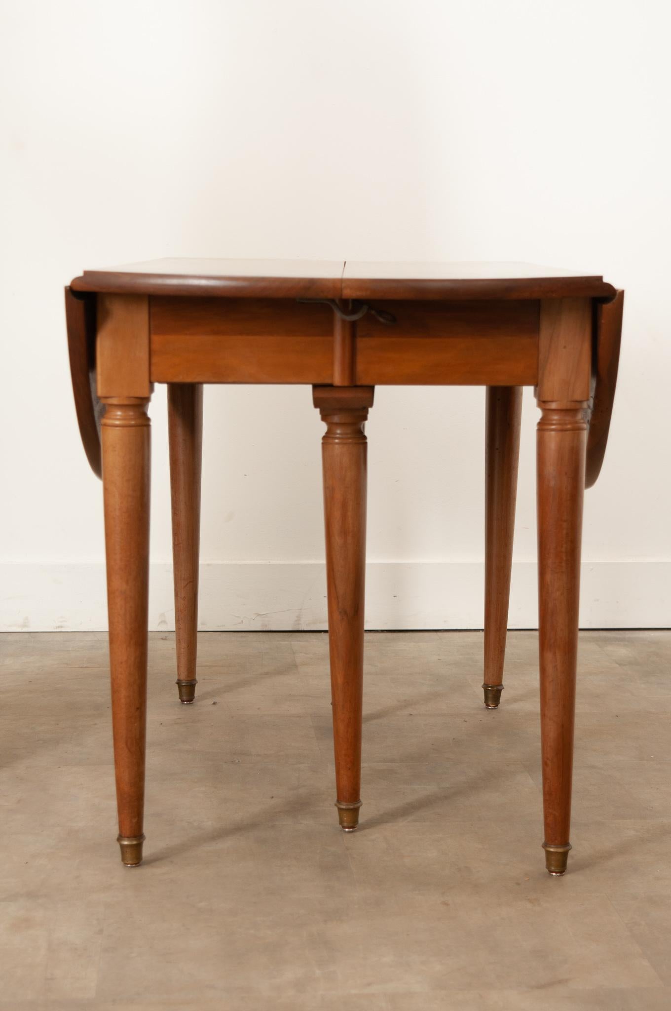 French 19th Century Extending Drop Leaf Table For Sale 7