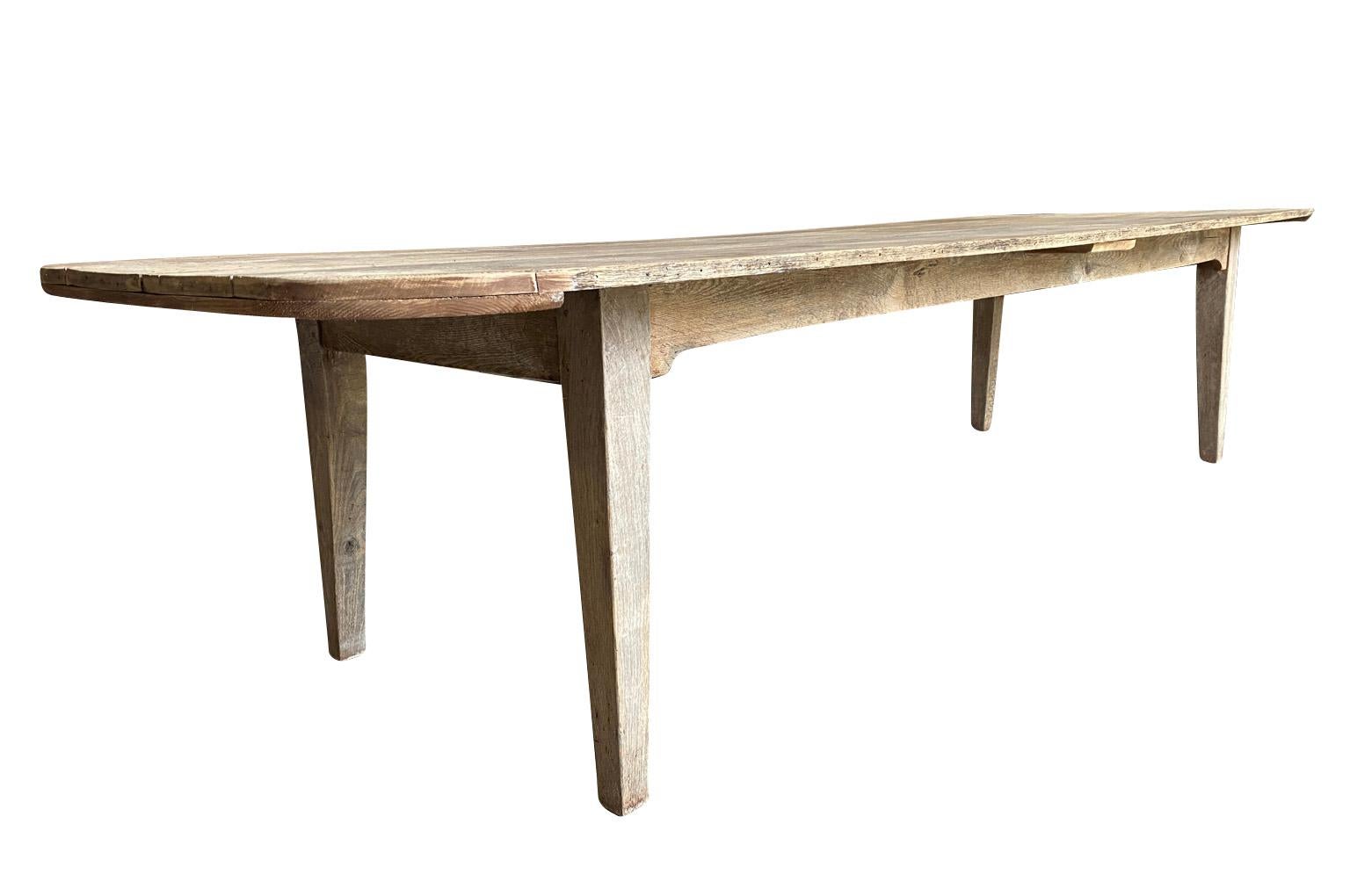 French 19th Century Farm Table, Dining Table 2