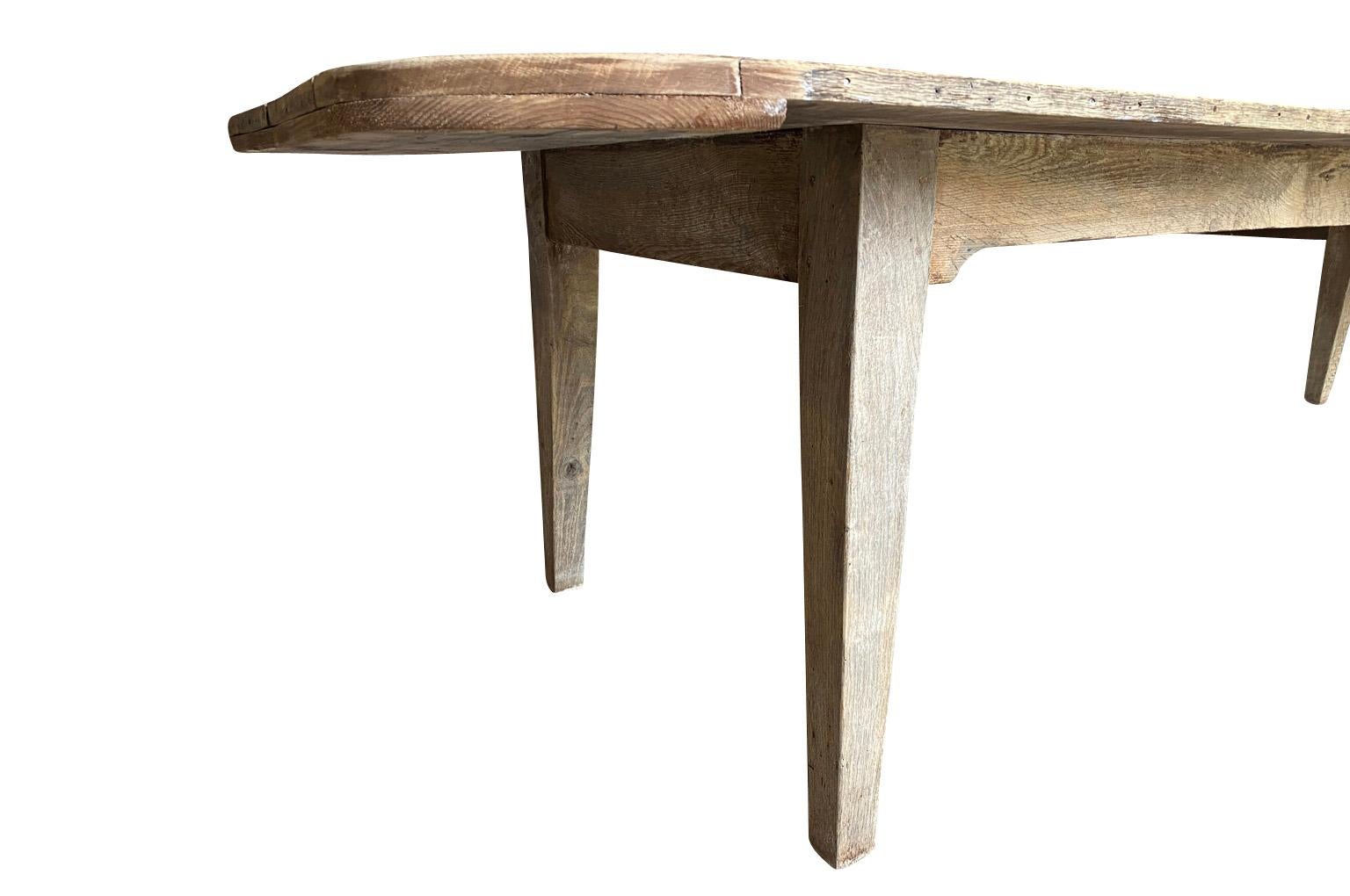 French 19th Century Farm Table, Dining Table 3