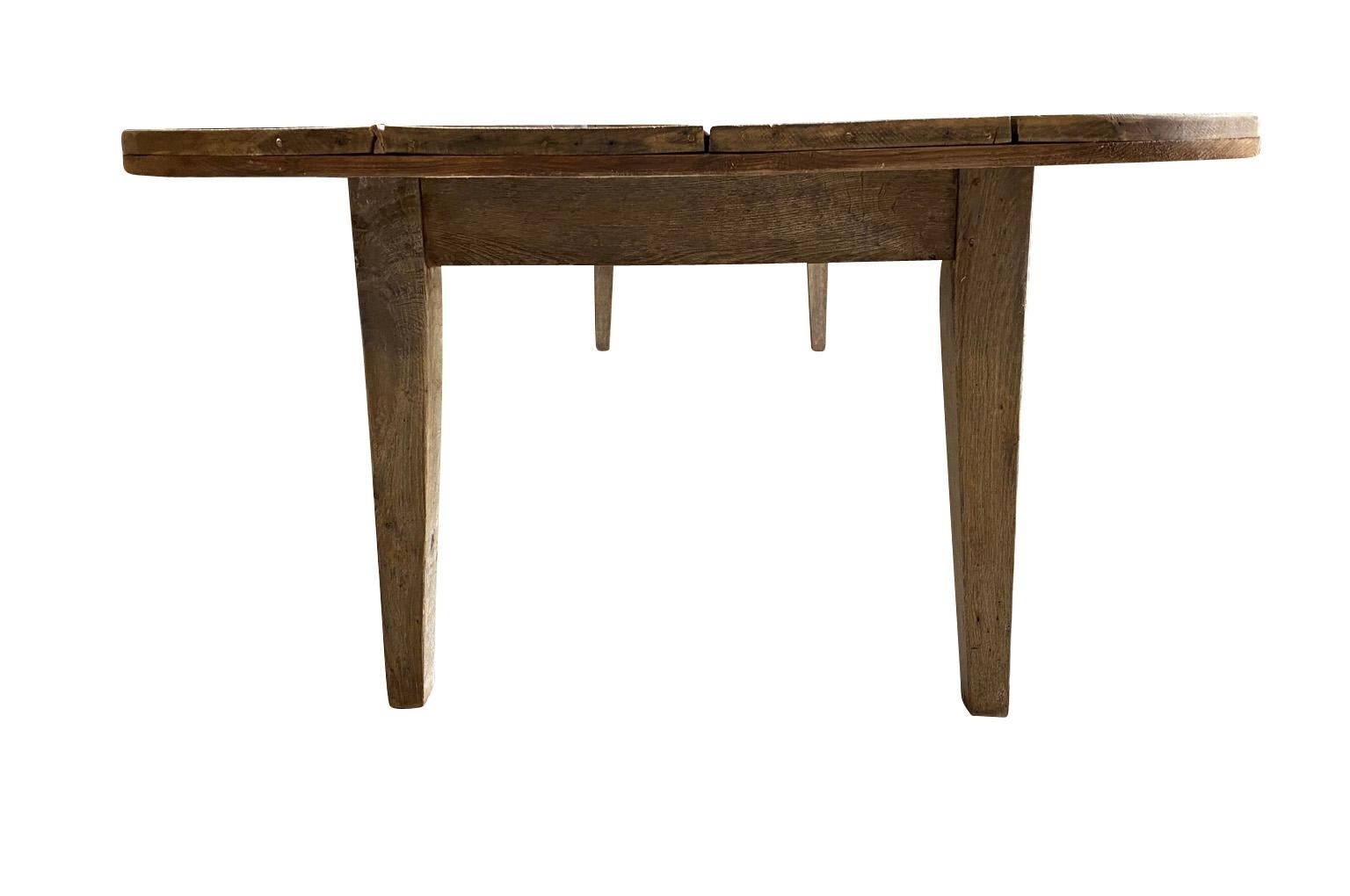 French 19th Century Farm Table, Dining Table 5