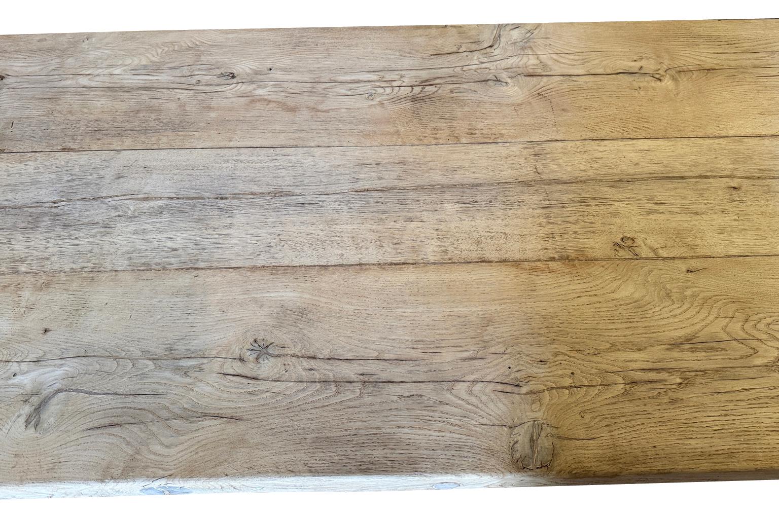 Mesa de granja francesa del siglo XIX en venta 6