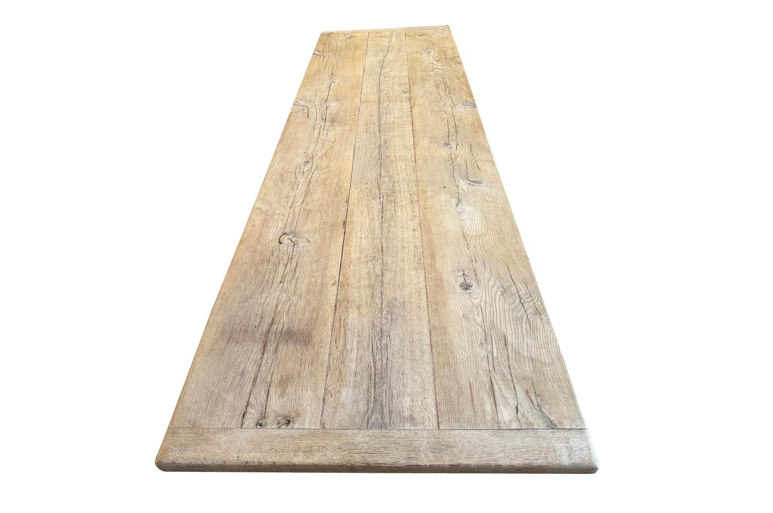 Mesa de granja francesa del siglo XIX en venta 8