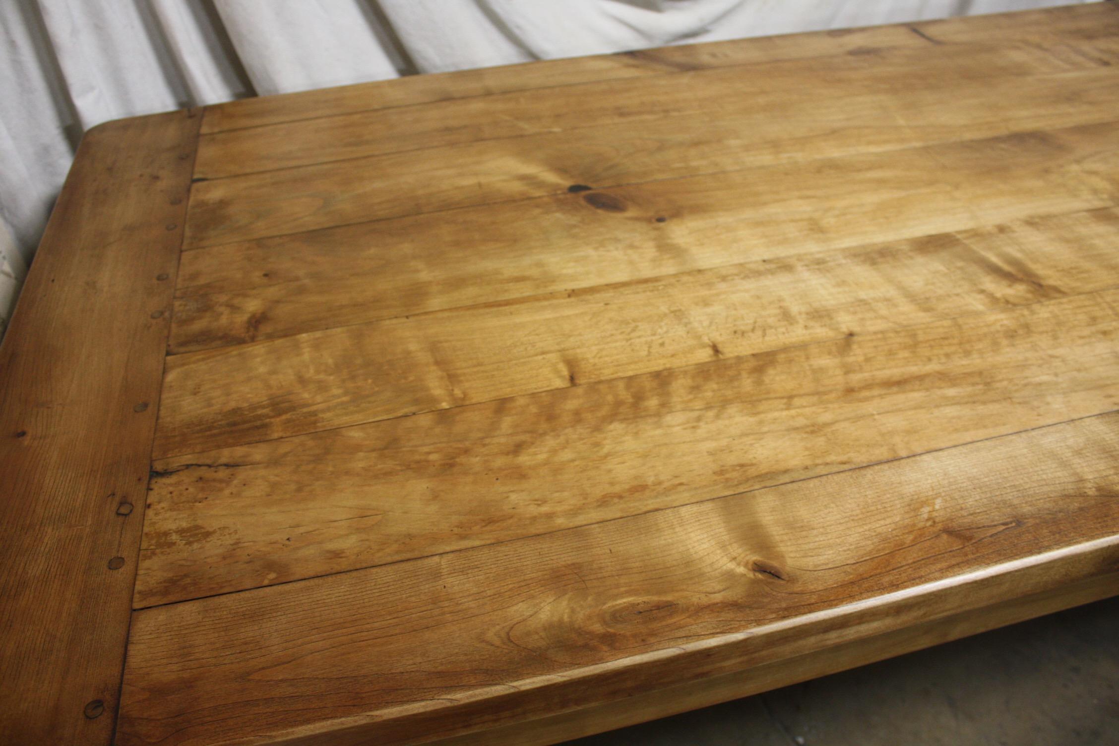French 19th Century Farm Table 1