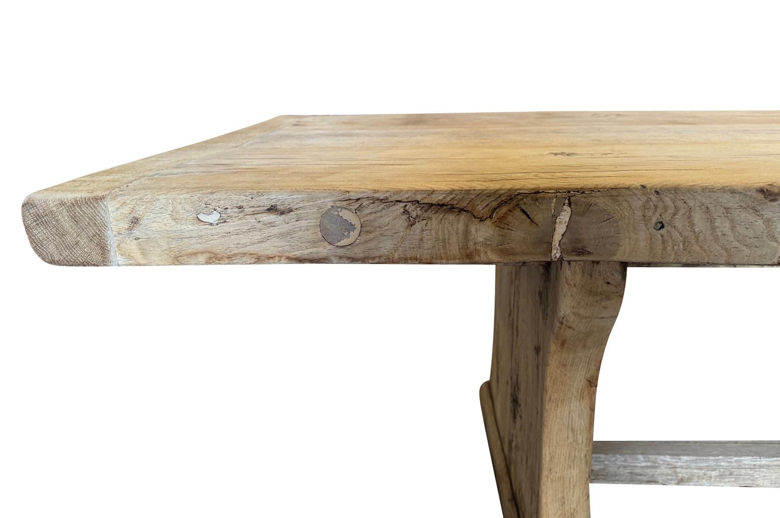 Mesa de granja francesa del siglo XIX en venta 4