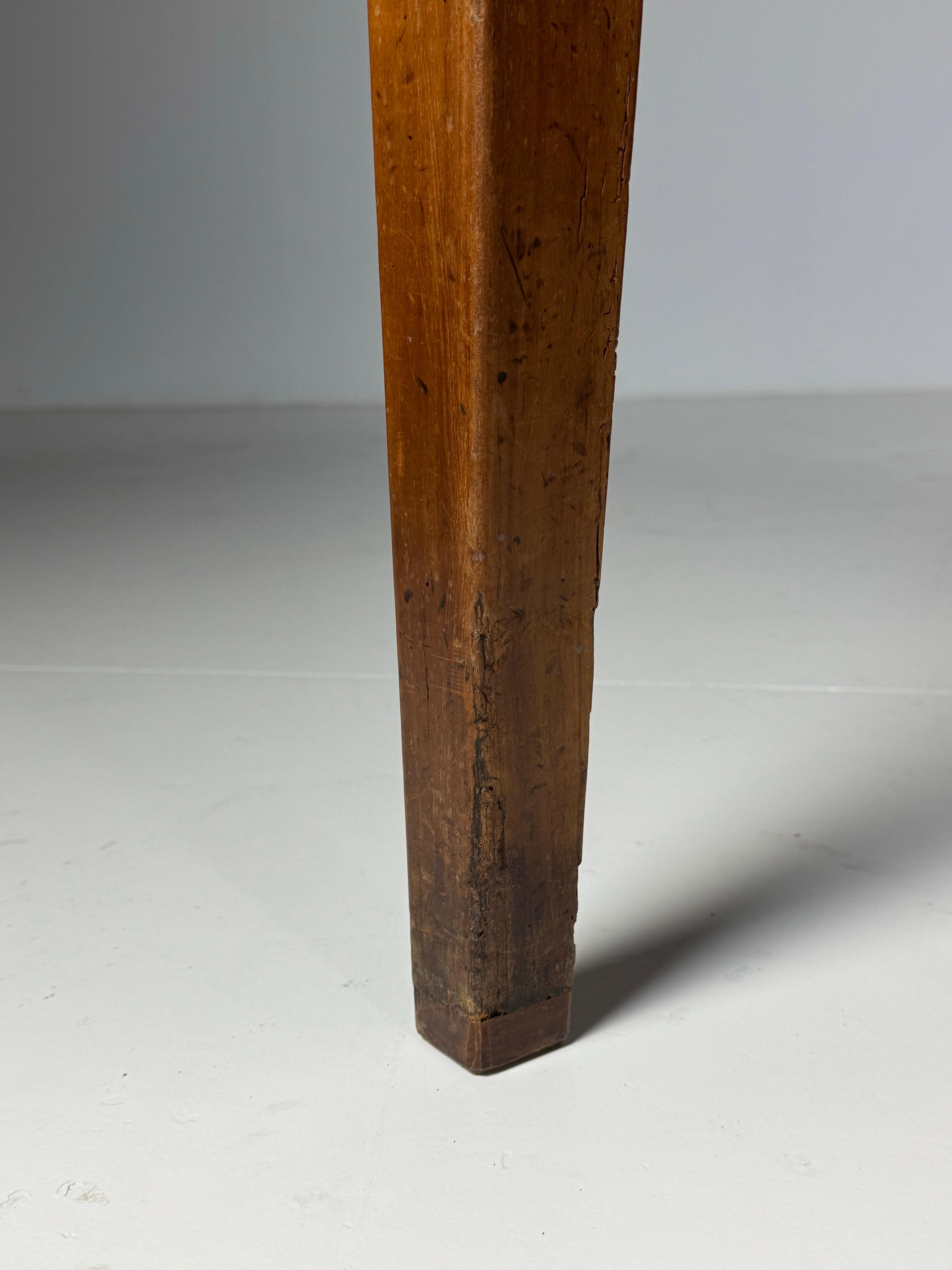 Mesa de granja francesa del siglo XIX 225cm en venta 10