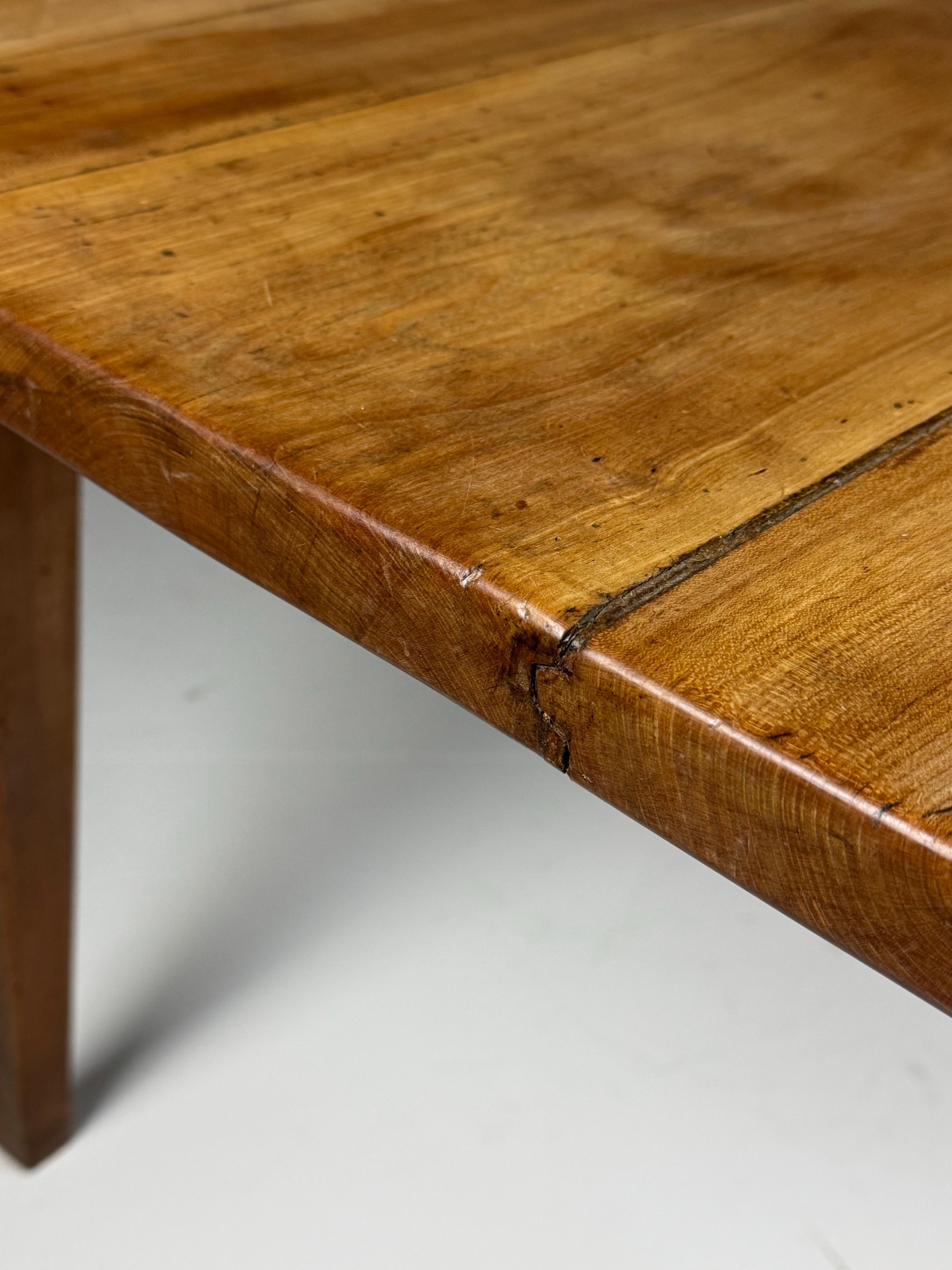 Mesa de granja francesa del siglo XIX 225cm en venta 12