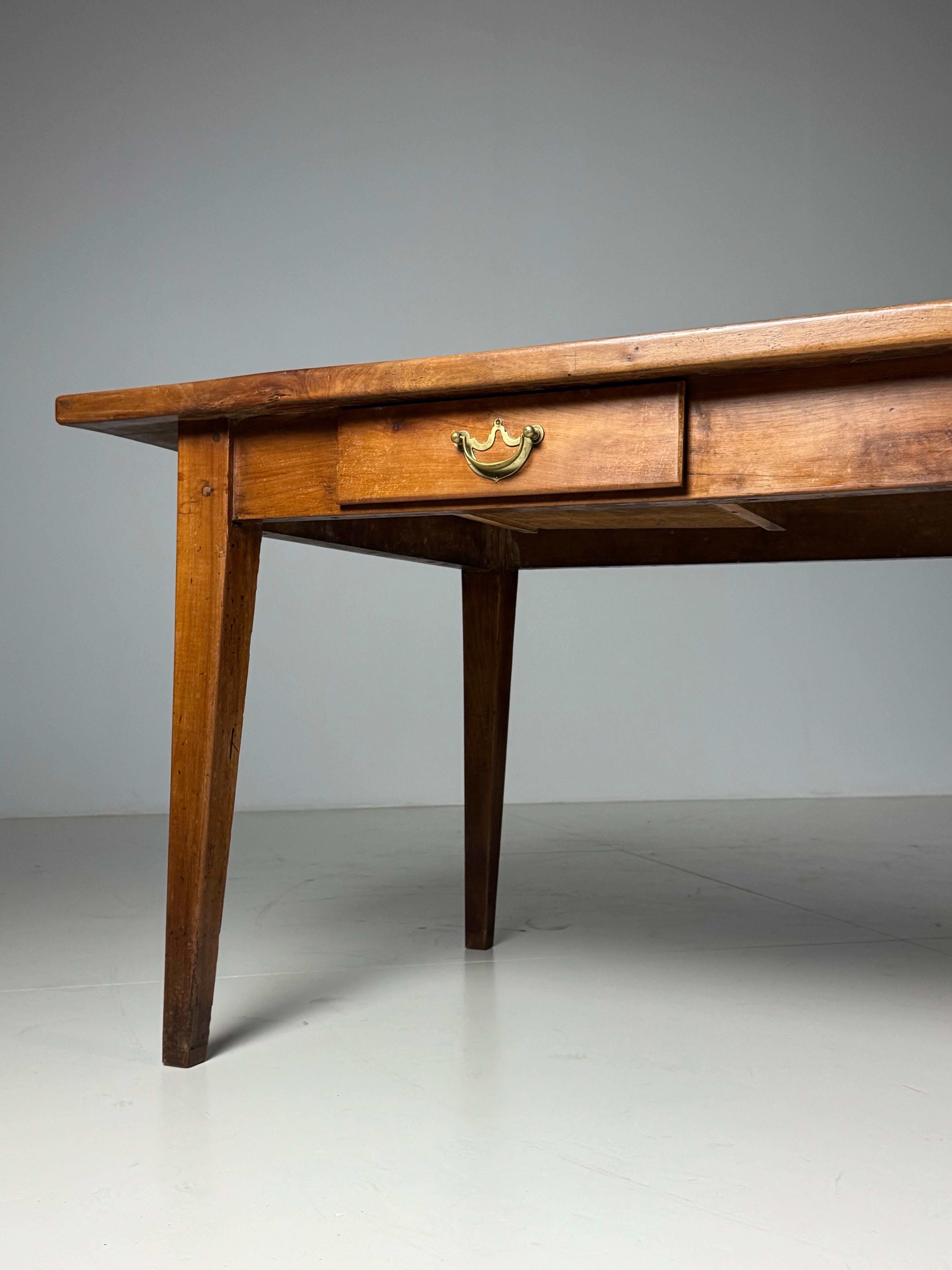 Mesa de granja francesa del siglo XIX 225cm en venta 2