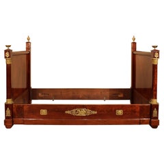 Lit de jour français d'époque Premier Empire du 19e siècle, vers 1805
