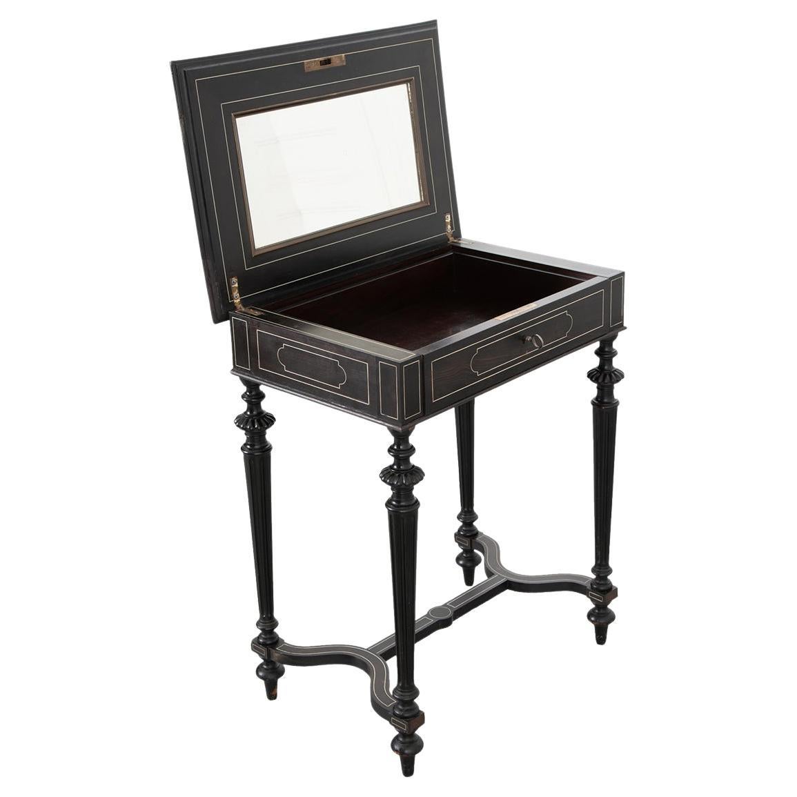 French 19th Century Flip Top Vanity For Sale