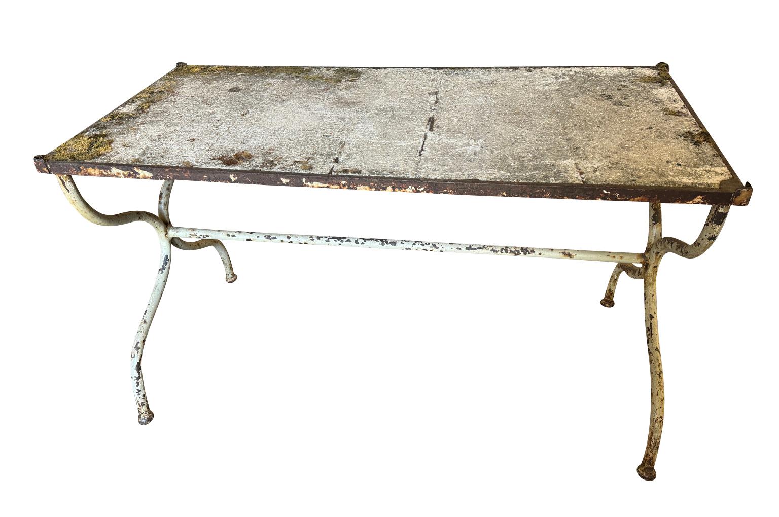 Français Table de jardin française du 19ème siècle en vente