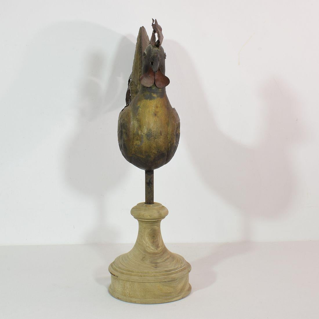 cast iron rooster weathervane