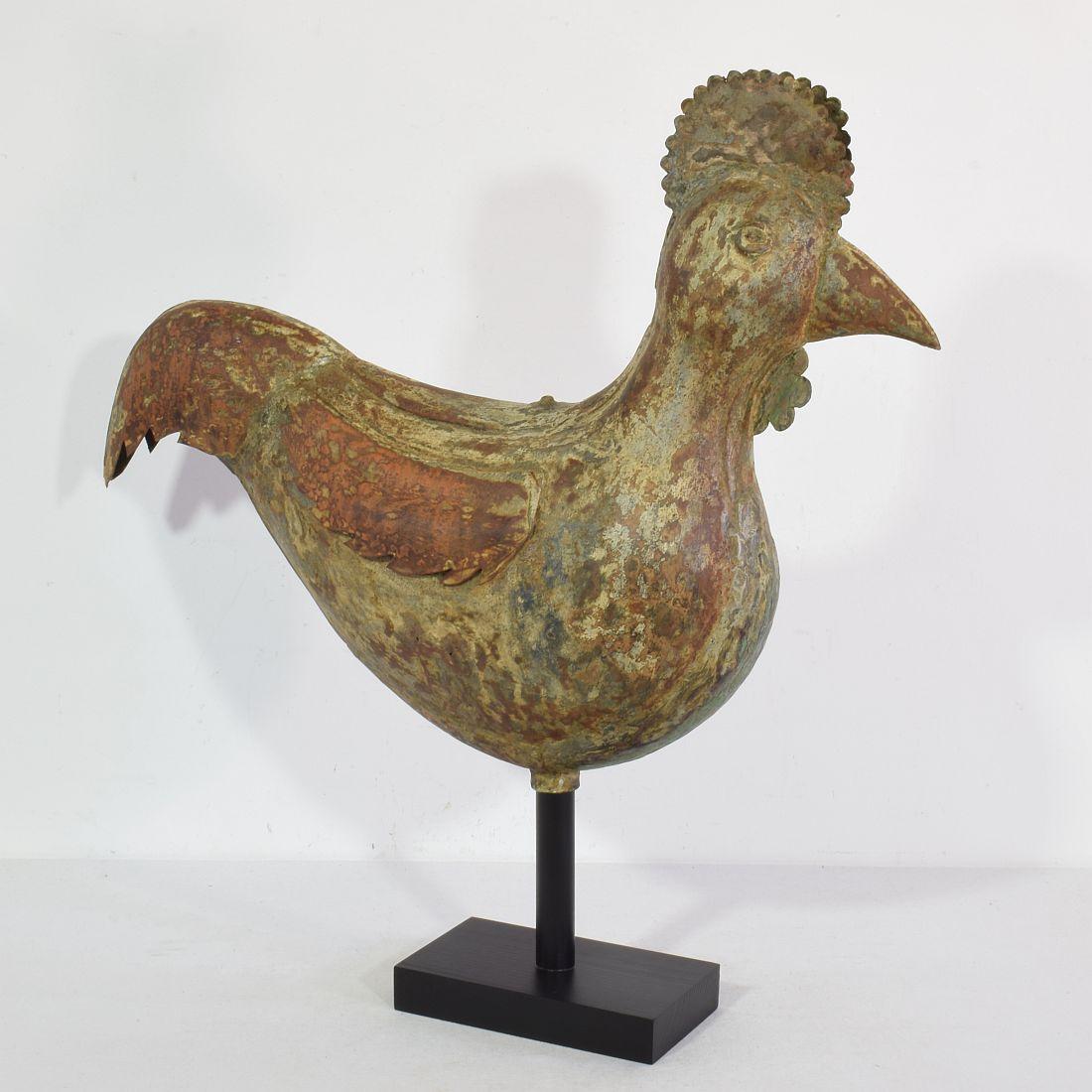 Fait main Girouette en métal du 19ème siècle en forme de coq ou de coq de bruyère en vente